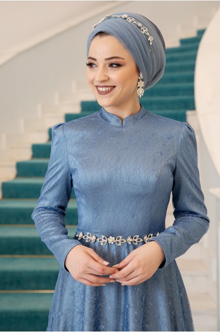 Akşın Abiye - indigo - Al Marah