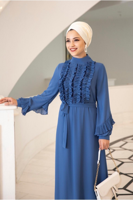 Başak Elbise - indigo - Al Marah