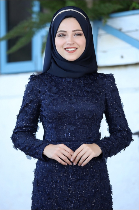 Aslı Abiye - Lacivert - Al Marah