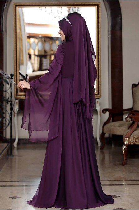 Gözde Abiye - Mürdüm - Al Marah