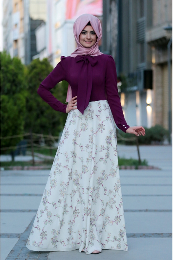 Al-Marah - Bahar Elbise - Fuşya
