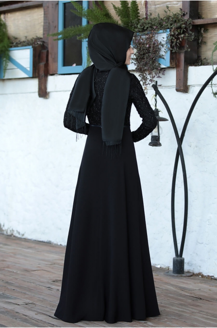 Damla Elbise - Siyah - Al Marah