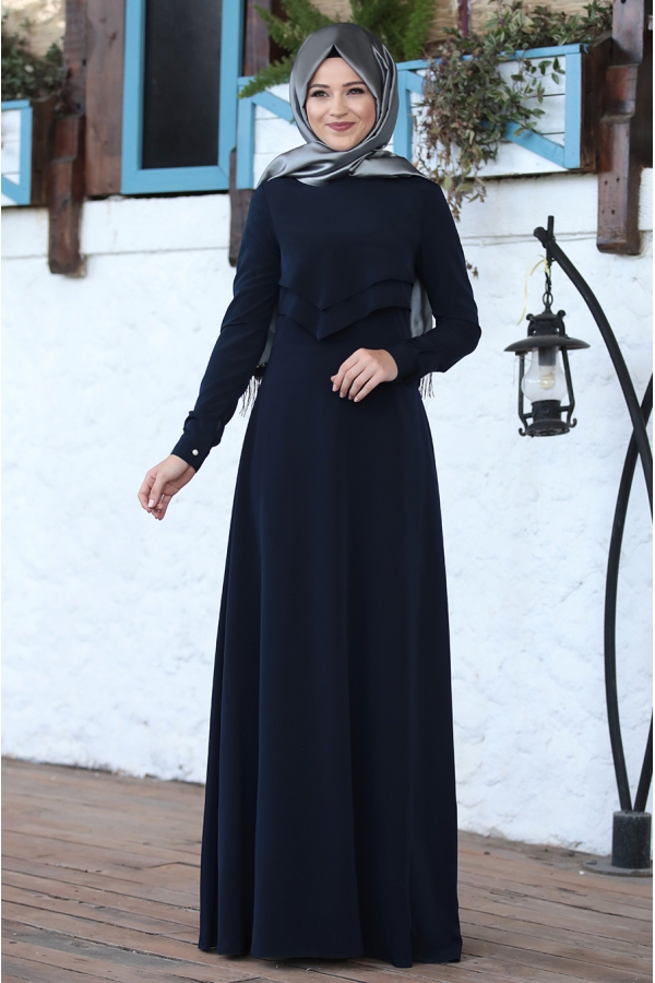 Al Marah - İkra Elbise - Lacivert