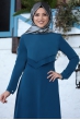 Al Marah - İkra Elbise - Petrol