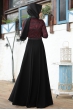 İmge Bordo Elbise - Al - Marah