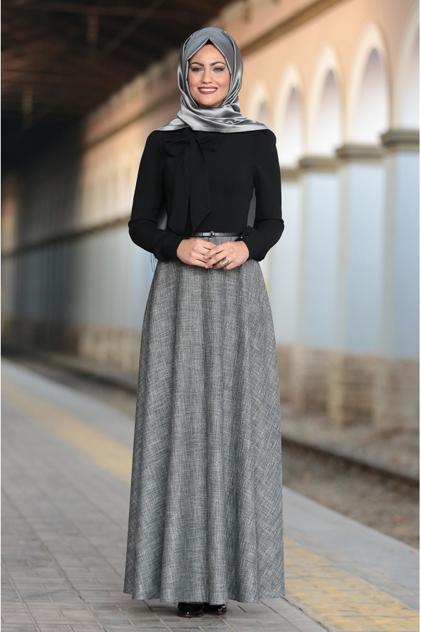 Al-Marah - Kübra Elbise - Siyah