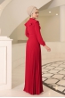 Serra Tesettür Elbise - Kırmızı