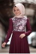 Zara Elbise - Mürdüm - Al Marah