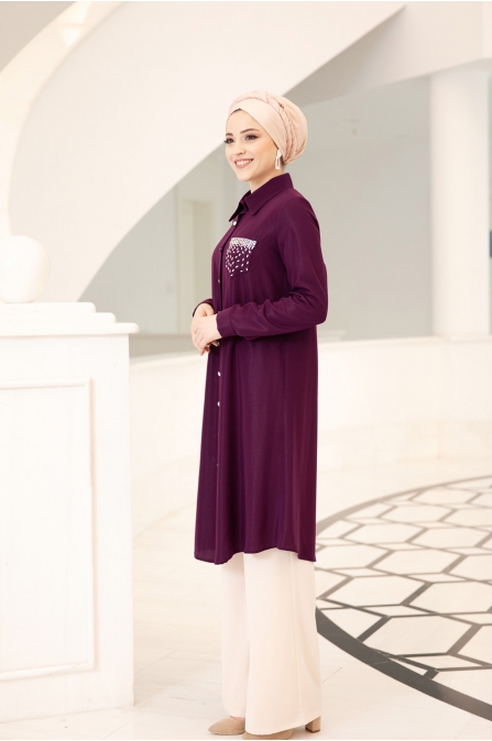 Işıl Tunik - Mürdüm - Al Marah
