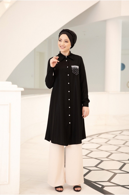 Işıl Tunik - Siyah - Al Marah