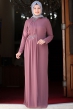 Seher Tesettür Abiye - Gül Kurusu
