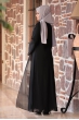 Mihribah Elbise - Siyah - Amine Hüma