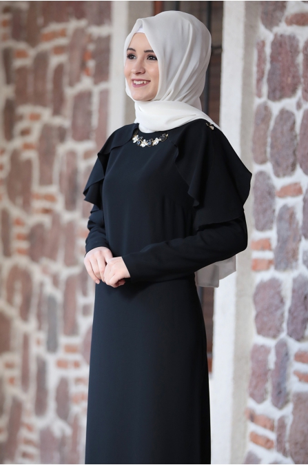 Ahenk Elbise Siyah - Amine Hüma