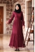 Yağmur Elbise - Mürdüm - Amine Hüma
