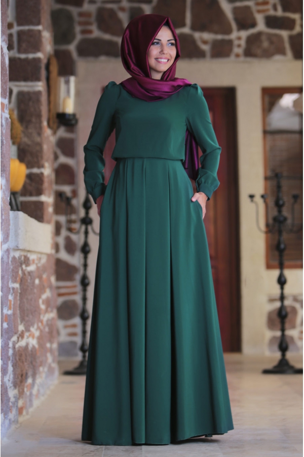 An Nahar - Gülce Elbise - Zümrüt