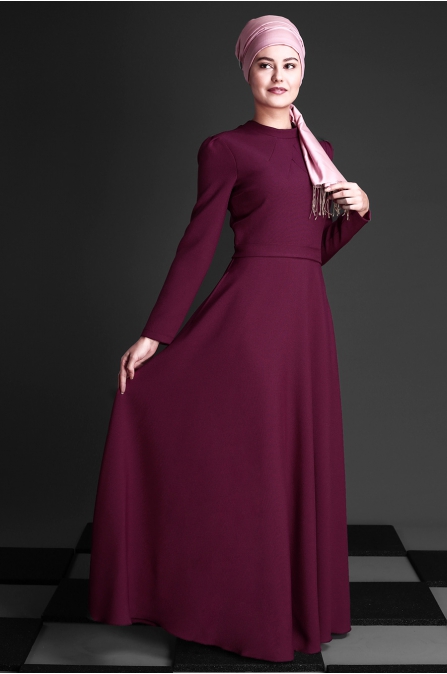An Nahar - Belinay Elbise - Fuşya