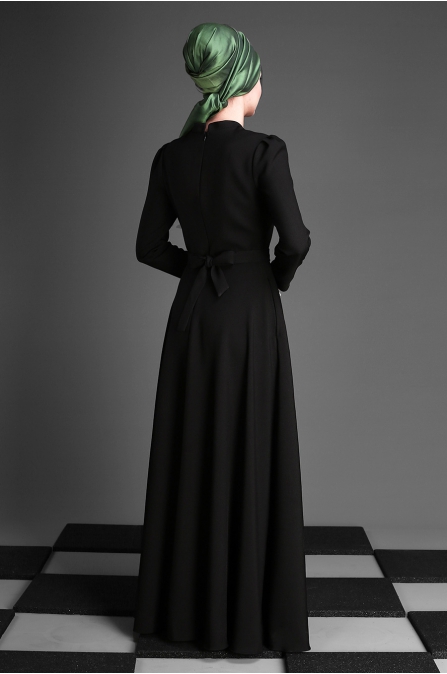 An Nahar - Belinay Elbise - Siyah