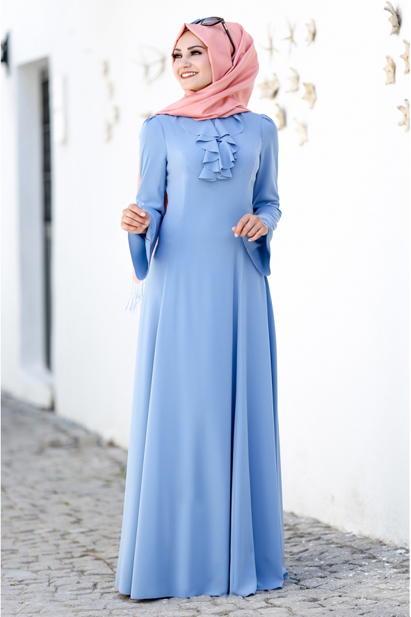 An Nahar - Ezgi Elbise - Mavi