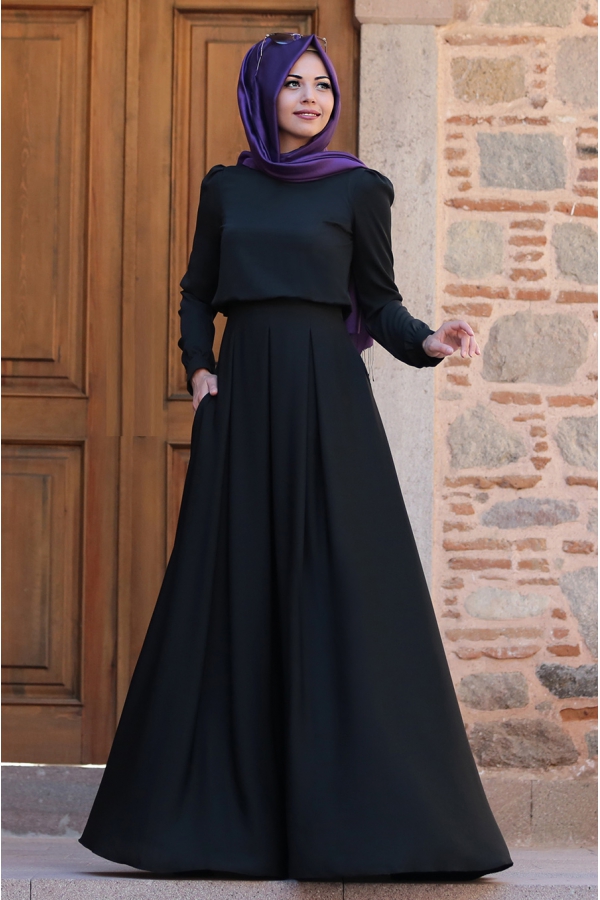 An Nahar - Gülce Elbise - Siyah