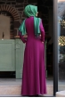 Hafsa Elbise - Fuşya  - An Nahar