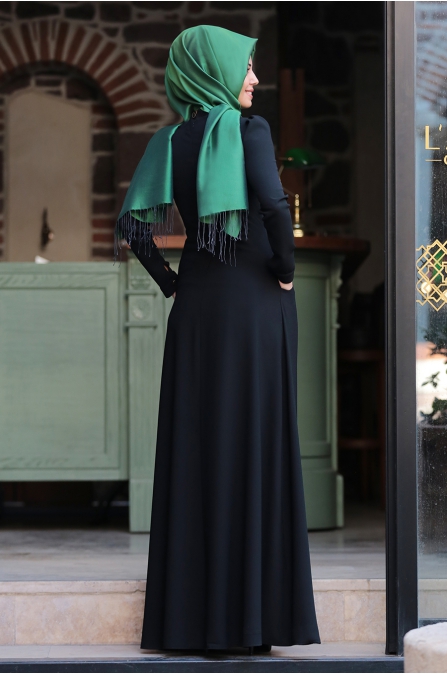 Hafsa Elbise - Siyah - An Nahar