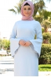 Azra Özer - Kuğu Elbise - Bebe Mavisi