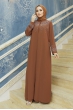 Lina Büyük Beden Abiye - Camel