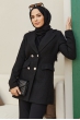 Nora Tüvit Ceket - Siyah