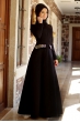 Sırma Taşlı Elbise - Siyah - Dilek Etiz