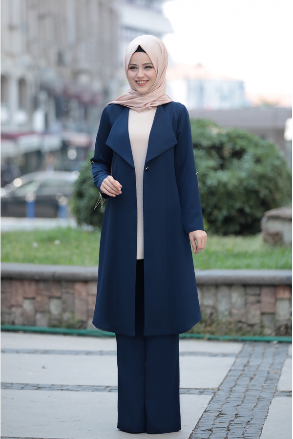 Süreyya Takım - Lacivert - Dress Life