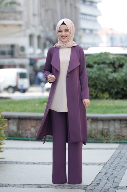 Süreyya Takım - Mor - Dress Life