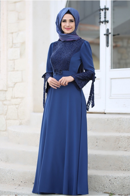 Asil Elbise Mavi - Gizem Kış