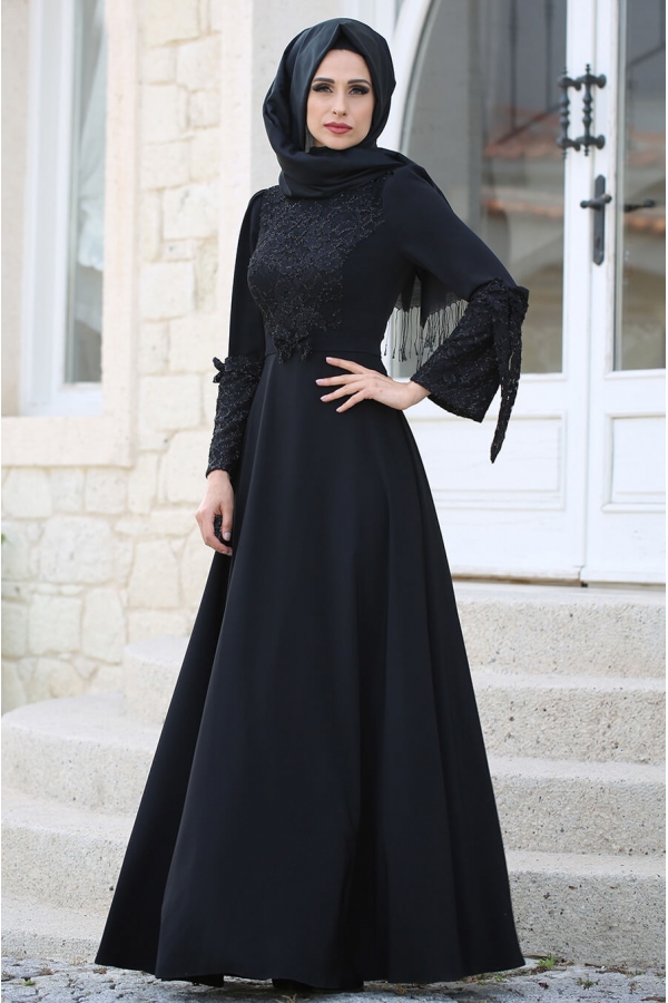 Asil Elbise Siyah - Gizem Kış