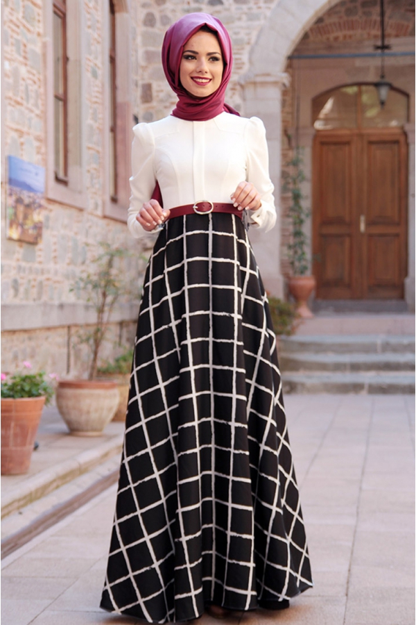 Monochrome Siyah  Elbise - Mevra