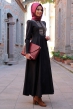 Siyah Süet Elbise- Mevra