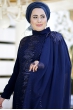 Şehnaz Lacivert Pelerinli Abiye - Nesrin Emniyetli