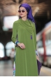 Nilüfer Kamacıoğlu Mendil Yaka Elbise - Yeşil