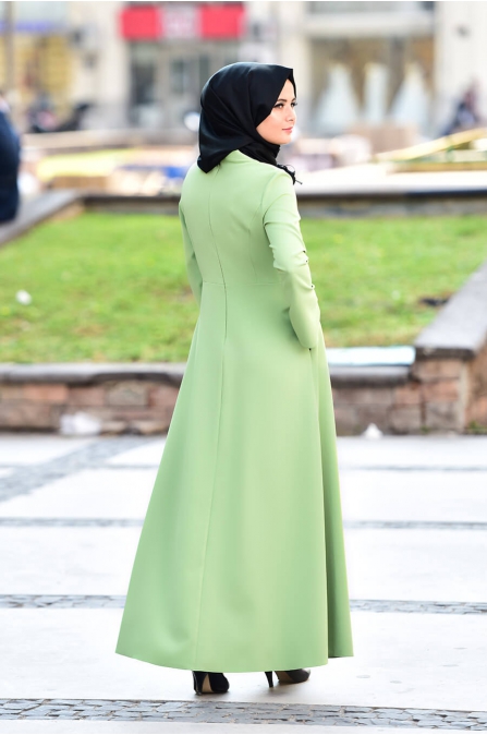 Fulya Elbise - Yeşil - Nurgül Çakır