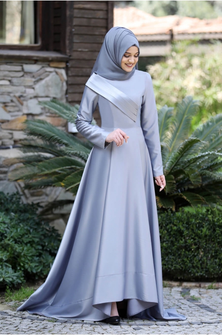 Ezgi Abiye - Gri - Piennar