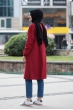 Aleda Kadife Ceket - Bordo