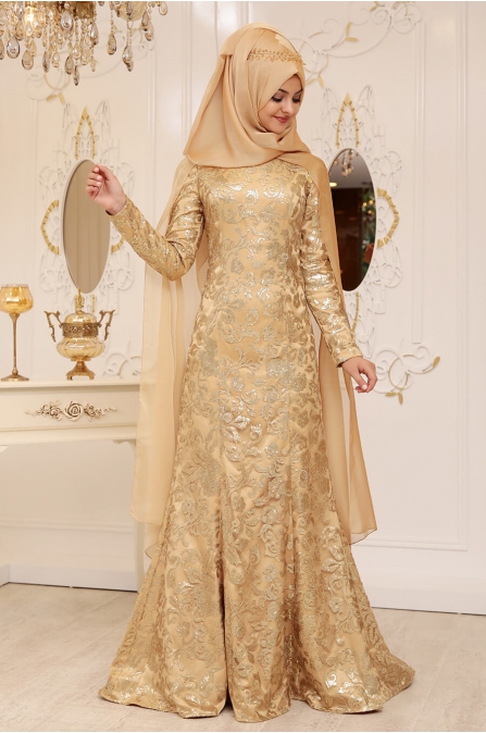 Nursena Abiye - Gold - Pınar Şems
