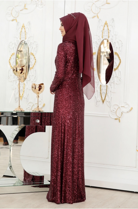 Yasemin Abiye - Bordo - Pınar Şems