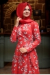 Bahar Elbise - Kırmızı - Pınar Şems