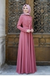 Cepkenli Elbise - Gül Kurusu - Pınar Şems