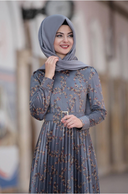 Henna Elbise - İndigo - Pınar Şems