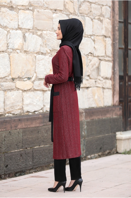 Yaren Hırka - Bordo - Rabeysa