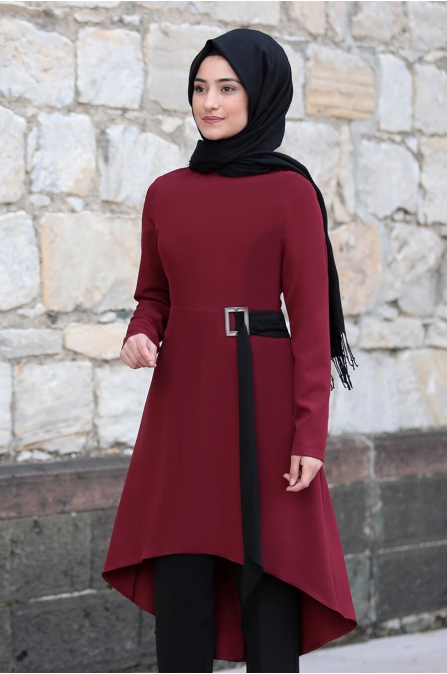 Açelya Takım - Bordo - Rabeysa