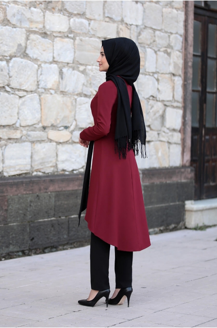 Açelya Takım - Bordo - Rabeysa