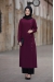 Rümeysa Tunik Pantolon Takım - Mürdüm - Rabeysa