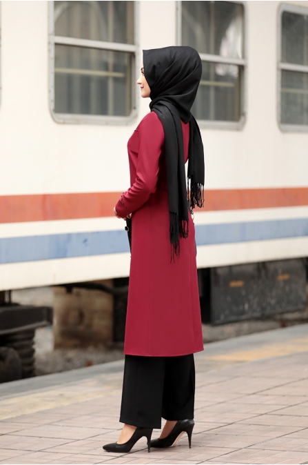 Rüya Takım - Bordo - Rabeysa